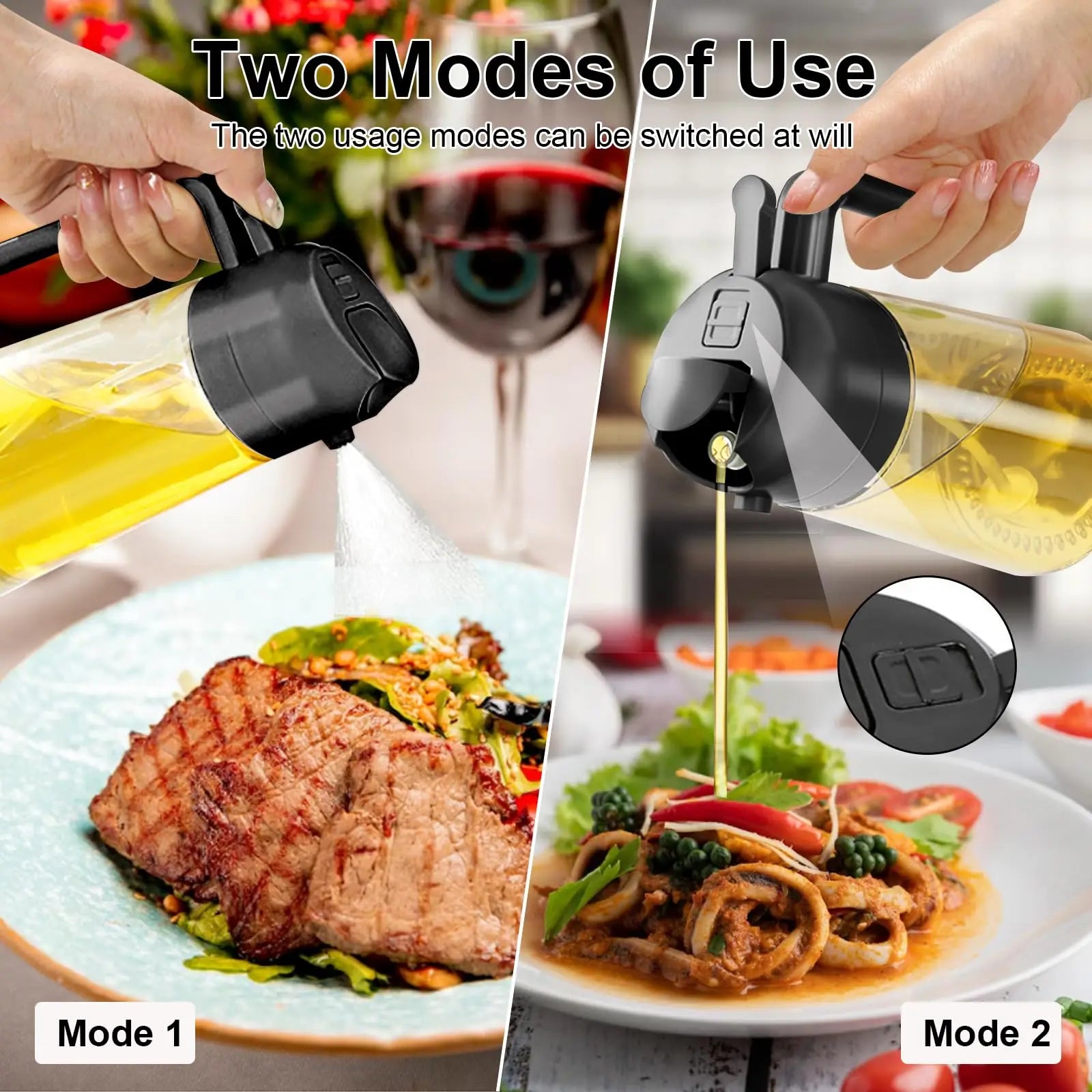 Plastic Oil Sprayer Cooking Oil Spray Tank