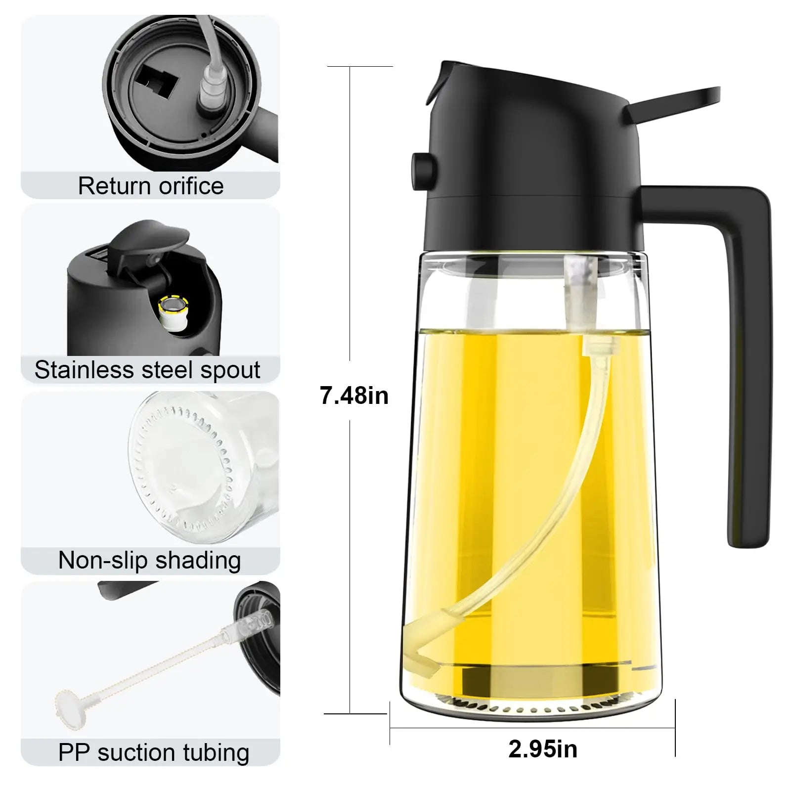 Plastic Oil Sprayer Cooking Oil Spray Tank